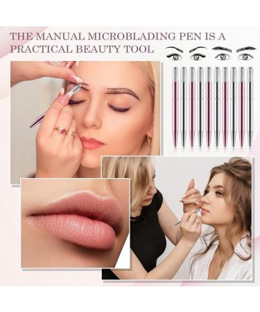 Lnfxkvva 50 Pcs Microblading Pens Manual Eyebrow Pencils Microblading Supplies Aluminum Microblading Hand Tools for Cosmetics Durable Easy to Use A - Buy Online on GoSupps.com