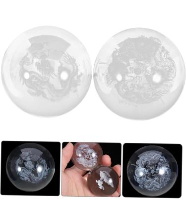 Orfofe 2-Piece Healthy Massage Balls - Hand Tension Relief & Glass Rolling Hand Massager - Buy Online on GoSupps.com
