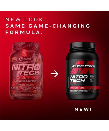 MuscleTech Nitro-Tech Ripped | Lean Whey Protein Powder/Isolate & Platinum Multivitamin for Immune Support 18 Vitamins & Minerals Vitamins A C D E B6 B12 Daily Workout Supplements for Men 90 Ct - Buy Online on GoSupps.com
