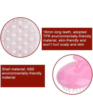 Shop Verdant Touch Shampoo Massager - Waterproof Scalp Scrubber & Body Stress Relief Brush in Pink | International Shipping Available - Buy Online on GoSupps.com