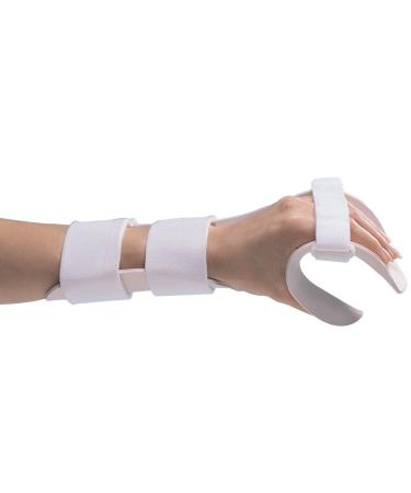 Rolyan Splinting Material Sheet Functional-Position Hand Splint Left Medium Deluxe Model Includes Self-Adhesives Strap Kit Single Sheet