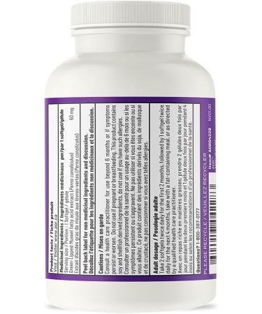 AOR - Green Lipped FFA 50mg 60 Softgels - Green Lipped Mussel for Inflammation Relief Joint Support and Osteoarthritis Pain Relief - Omega 3 Fatty Acid Supplement - Anti Inflammation Supplement - Buy Online on GoSupps.com