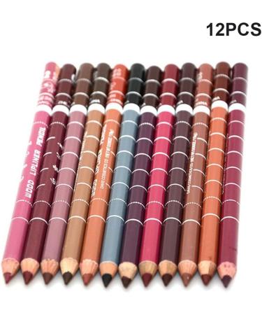  lmoikesz Set of 12 long-lasting DIY makeup beauty pencils eyeliner pen smooth makeup natural color cosmetics for home use - Buy Online on GoSupps.com