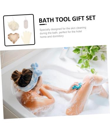 Buy 5 Sets Bath Accessories - Bath Scrubber Gloves & Body Clean Tools for Ultimate Relaxation - Buy Online on GoSupps.com