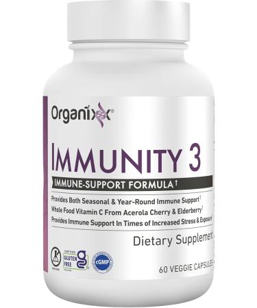 Organixx Turmeric 3D & Immunity 3 Bundle Organic Turmeric Ginger & Ashwagandha Plus Vitamin C Zinc & Elderberry Supports Immune Digestive & Joint Health Non-GMO Gluten Free 60 Capsules Each - Buy Online on GoSupps.com