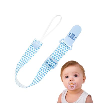 Anulely pacifier with clip baby pacifier holder clip |Pacifier holder and leash - bite strap universal holder leash for pacifier bite straps for boys and girls a06
