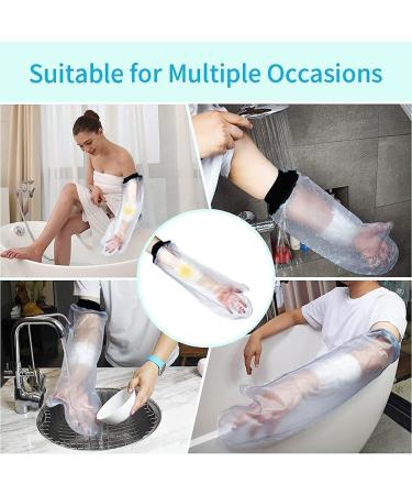 Waterproof Arm Cast Cover for Adults - HKF HO KI HO Sleeve for Half Arm Casts, Bandages & Wounds - Soft, Reusable Protector for Shower & Bath - Buy Online on GoSupps.com