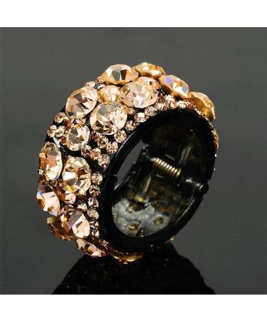 Rhinestone Hair Claws For Women Shiny Crystal Hair Clips Ponytail Bun Colorful Hairpins Hair N9D8 Barrettes Accessories purple - Buy Online on GoSupps.com