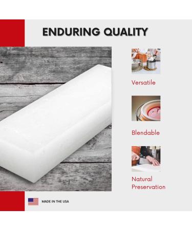Blended Waxes Inc. 1 lb. Block - Household Paraffin Wax for Canning, Candle Making & More | 1lb. Block for Metal Preservation, Waterproofing & Various Applications - Buy Online on GoSupps.com