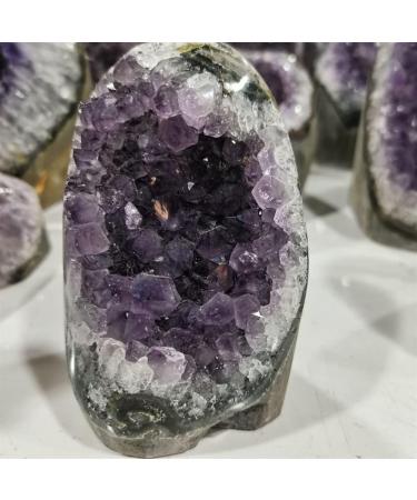 Home Decoration Natural Deep Purple Quartz Uruguayan Amethyst Cluster Thy Stone Crystal Cluster Office Ornaments Stones Crystal Cluster (Size : 400-450g) - Buy Online on GoSupps.com