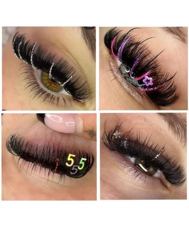 Buy Shiny Colorful C Curl Easy Fan Volume Lash Extensions - Self Blooming & Rapid Volume Eyelashes for Stunning Looks - Buy Online on GoSupps.com