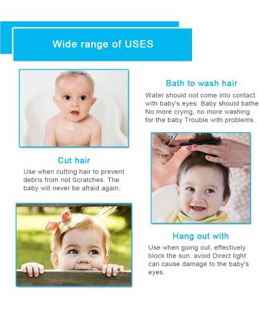 Adjustable Waterproof Baby Shower Cap 3PCS Set for Kids - Shampoo Shield for Toddler Bath Time - Buy Online on GoSupps.com