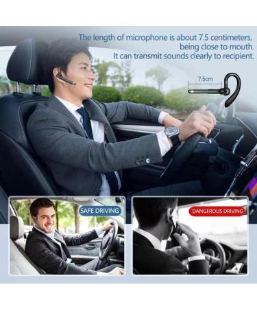 WMWYMX Bluetooth Headset - Wireless One Ear Earphone with Charging Case - Buy Online on GoSupps.com