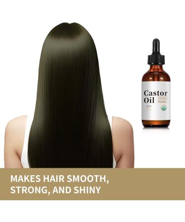 Huile de ricin biologique pour les cheveux les cils et le visage huile de ricin pure biologique press e froid non raffin e bouteille en verre de 60 ml - Buy Online on GoSupps.com