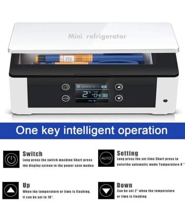 Portable Insulin Cooler Box - Travel Drug Cooler | USB Charging | 10200mah | 24 Hours Standby - Buy Online on GoSupps.com