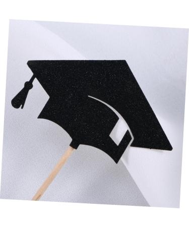 Alipis 18 Pcs Cupcake Topper Graduation Cap Topper Blaclight Party Supplies Blacklig Ken Doll Clothes Graduation Hats DIY Scratch off Cards Noire Cupcakes Graduation Cake Topper Props - Buy Online on GoSupps.com