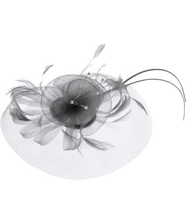 Elegant Wedding Headdress for Women | Yarn Bridal Hair Jewelry & Evening Accessories | Small Banquet Hat & Veil Clip - Buy Online on GoSupps.com