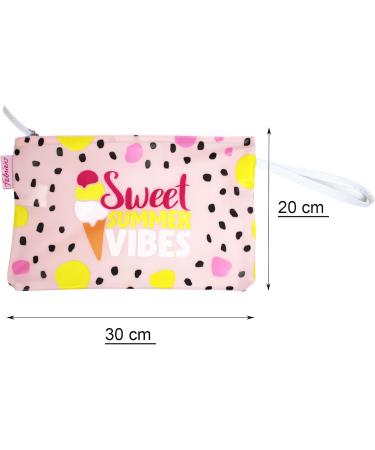 Buy Sweet Summer Pink Bikini Wetbag | Waterproof Bathing & Swimming Bag for Beach & Pool - Stylish & Functional - Buy Online on GoSupps.com