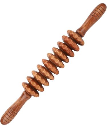 Massage Tab for Fatigue Relief & Muscle Relaxation - Meridian Excavator Rod (Wine Red) | International Shipping - Buy Online on GoSupps.com