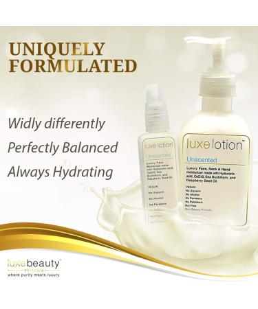LuxeBeauty Luxe Lotion - Luxury Unscented Face Moisturizer 2 fl oz (59 ml) - Buy Online on GoSupps.com