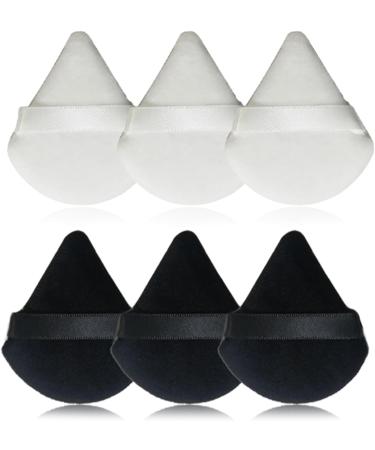 Bestvisse 4/6/15Pcs Powder Puff Face Soft Triangles Makeup Puff for Loose Powder Mineral Powder Cosmetic Makeup Tools - Buy Online on GoSupps.com