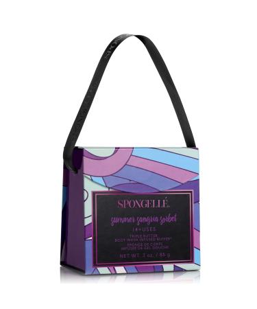 Spongell Moda Triple Butter Body Wash Infused Buffer Summer Sangria Sorbet