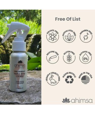 Hair & Body Oil Spray Mist | 8 Essential Oils | Quick Drying | Nourish & Moisturize | Non-Silicone | Vegan & Cruelty Free | Coconut & Argan Oil - Buy Online on GoSupps.com