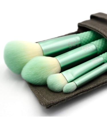 Moda Royal & Langnickel Full Size Renew 5pc Complete Makeup Brush Kit with Pouch Includes Buffer Contour Shader and Detail Brushes Mint Green BMR-CK5 - Buy Online on GoSupps.com