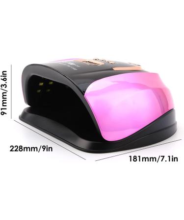 256W Nail Lamp UV LED Gel Curing Lamp Nail Dryer with 4 Timers - Buy Online on GoSupps.com