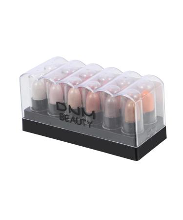 Healvian 3 Boxes 12 Shadow Box Gradient Eyeshadow Pen Cosmetics Accessory Matte Eyeshadow Plastic