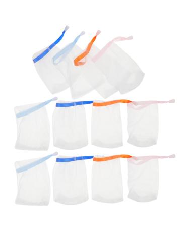 Didiseaon 20Pcs exfoliating soap bag soap bag for showering soap foaming net pouch nylon 15.50X9.00X0.50CM As Shown