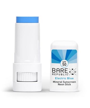 Bare Republic Neon Mineral Funscreen Sunscreen SPF 50 Sticks - Variety Pack for Concerts, Beach Days, Kids - 0.3 Oz Each - Buy Online on GoSupps.com