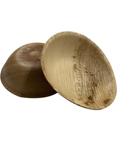 Eco-Friendly Disposable Leaf Bowl - Available 6" / 5" / 4" / 3.75" for Desserts or Ice Cream - Buy Online on GoSupps.com