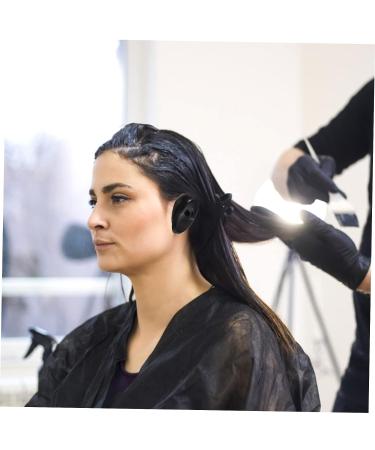 KALLORY 6pcs Earmuffs Hair Brush Blow Dryer Heat Protector - Black Hair Dye Salon Ear Covers - Buy Online on GoSupps.com