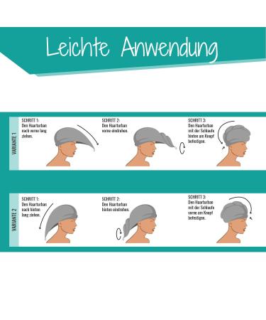Buy Lead Care Hair Turban Set of 3 - Quick-Drying Microfiber Hair Drying Towels in Anthracite | Best Hair Care Solutions - Buy Online on GoSupps.com