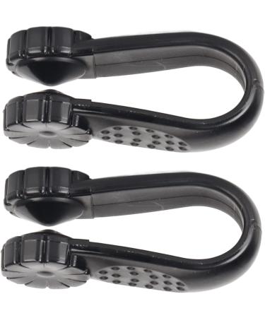 QANYEGN Acupressure Clips Migraine Pressure Point Clips Plastic LI4 Acupressure Hand Pressure Point Clips for Headache Migraine Tension Relief (Black) - Buy Online on GoSupps.com