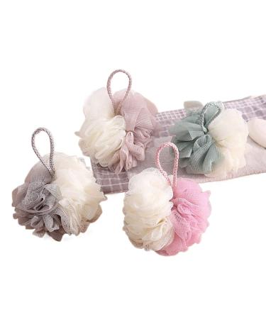 Soft Shower Mesh Foaming Sponge Body Scrub Exfoliating Back Brush Skin Cleaner Bath Bubble Ball Skin Care Bathing Accessories