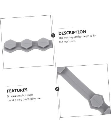 Buy Goohochy 10pc Adjustable Earband Face Holder & Anti-Strangulation Lanyard | Premium Ear Grips & Extension Hooks for Comfort - Buy Online on GoSupps.com