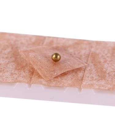 100 Pcs/Box Press Needle Sterile Gold-Plated Magnetic Therapy Auricular Ear Acupuncture Ear Seeds - Buy Online on GoSupps.com