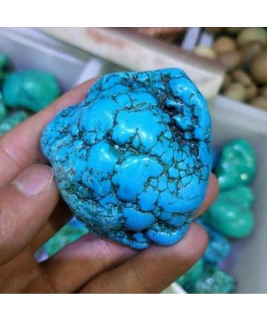Natural Turquoise Loose Stone Mineral Specimens Stone Bonsai Stone Ore Symbiosis Rough Malachite Azurite B0Q1 Crystal Decor - Buy Online on GoSupps.com