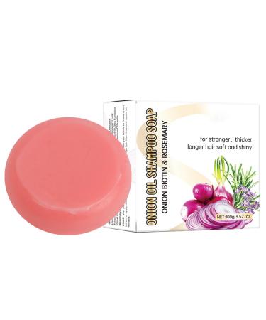 G n rique Onion Shampoo Soap 100g Onion Biotin Shampoo Bar Soft Foam Control Frizz Conditioner Purifying Nourishing Adults Men Women Teens