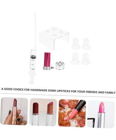 TEHAUX Kit Moules Rouge L vres Fait Maison 7 Pi ces 4 Moules en Silicone Support 4 Cavit s Anneau en Aluminium et Outil de D moulage Accessoires DIY Maquillage L vres pour Cr ation - Buy Online on GoSupps.com