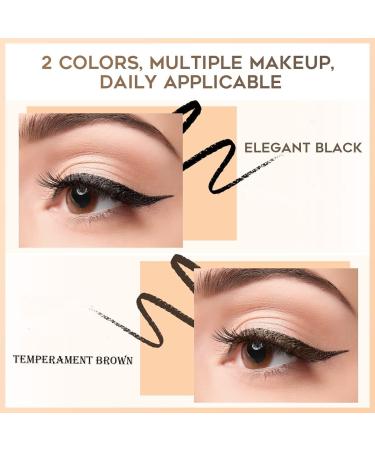 3pcs Silicone Eyeliner Tool Set - Easy No-Skip, Waterproof, Long Lasting Eyeliner | Includes Reusable Tool and 2 Creams - Buy Online on GoSupps.com