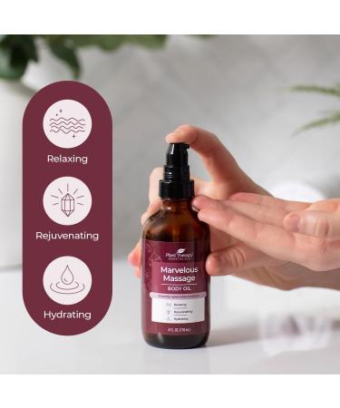 Plant Therapy Marvelous Massage Carrier Oil Blend 4 fl. oz - Perfect Base for Essential Oils & Massage – Buy Internationally - Buy Online on GoSupps.com