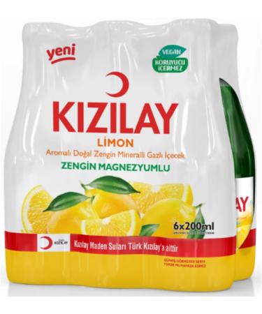 KIZILAY 48 Bottles Natural Mineral Water Mixed Fruit Flavor (Cherry Apple Watermelon Lemon) Rich Mineral Water with Bicarbonate and Sodium 200ml - Buy Online on GoSupps.com