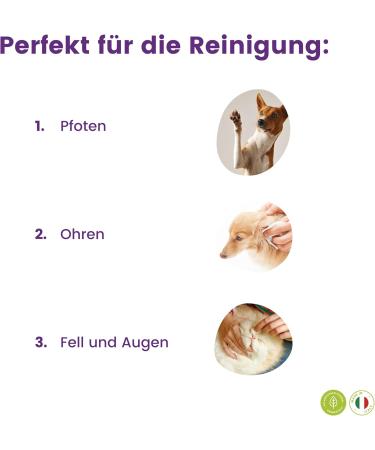 Biodegradable Aloe Vera & Lavender Pet Cleaning Wipes - 100 Disposable Wipes for Dogs Cats & Rabbits - Eco-Friendly Wet Wipes for Paws Muzzle & Fur - Buy Online on GoSupps.com