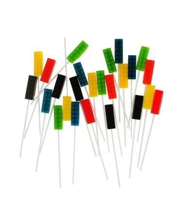 Loafer Building Blocks - 12g 15-Piece Sweet Lollipops Kit for Children's Birthdays | Colorful Fun Treats - Buy Online on GoSupps.com