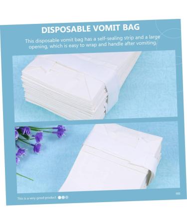 GLEAVI Car Garbage Bag 90 Pcs Disposable Vomit Bags - Emesis & Hospital Sick Paper Bags - Pack of 1 - Buy Online on GoSupps.com
