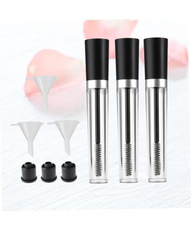 Housoutil Mascaras 3pcs Refillable Eyelash oil Tube Storage Bottles Empty Cosmetic Bottle The Solution Filling - Buy Online on GoSupps.com