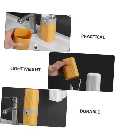 Minkissy Travel Toothbrush Cup Set & Toothpaste Case - Portable Storage for Toothbrushes & Accessories - Buy Online on GoSupps.com